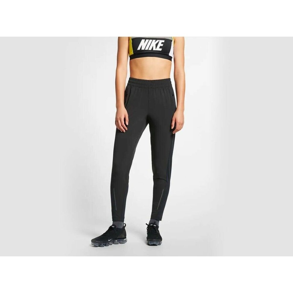 Nike Swift Flex Slim Fit Woven Running Pants Black - Picture 3 of 6
